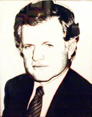 Oil abstract Painting - Edward Kennedy 1980 by Warhol,Andy