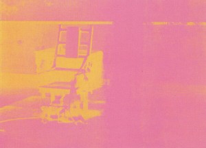 Oil abstract Painting - Electric Chair F-II.82 1971 by Warhol,Andy