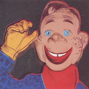 Oil abstract Painting - Howdy Doody 1981 by Warhol,Andy