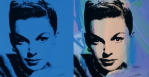 Oil abstract Painting - Judy Garland c.1979 by Warhol,Andy
