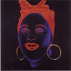 Oil abstract Painting - Mammy Negative by Warhol,Andy