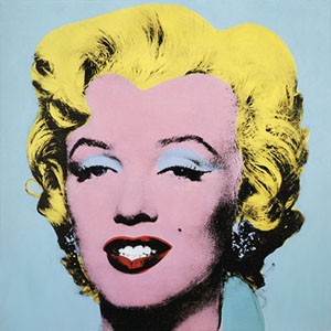 Oil abstract Painting - Marilyn 1964 by Warhol,Andy