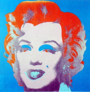 Oil abstract Painting - Marilyn Monroe by Warhol,Andy