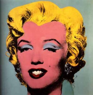 Oil abstract expressionism Painting - Marilyn monroe by Warhol,Andy