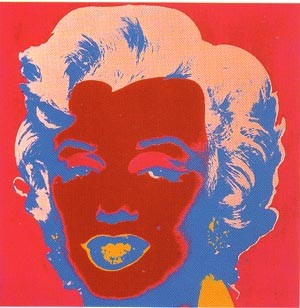 Oil abstract Painting - Marilyn No 22 by Warhol,Andy