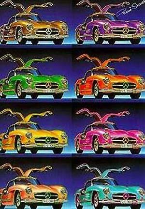 Oil Painting - Mercedes Benz by Warhol,Andy