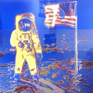 Oil Painting - Moonwalk trial proof  (7) by Warhol,Andy