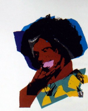 Oil Painting - One plate from Ladies  and Gentlemen by Warhol,Andy