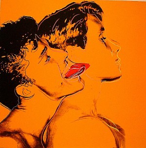 Oil abstract Painting - Querelle, C. 1982 by Warhol,Andy