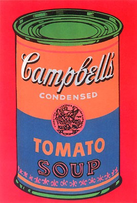 Oil red Painting - Red Soup by Warhol,Andy