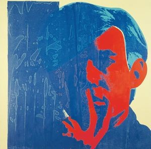 Oil abstract expressionism Painting - Self-Portrait, 1967 by Warhol,Andy