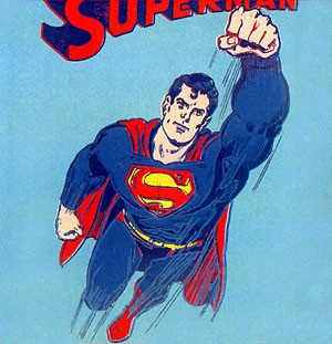 Oil abstract Painting - Superman by Warhol,Andy