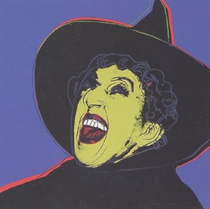Oil abstract Painting - The Witch 1981 by Warhol,Andy