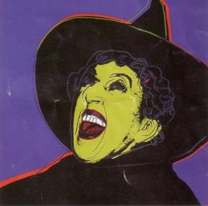 Oil abstract Painting - The Witch by Warhol,Andy