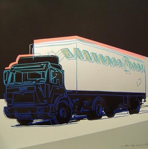 Oil abstract Painting - Truck IV by Warhol,Andy