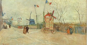 Oil still life Painting - Holiday at Montmartre, 1887 by Vincent ，Van Gogh