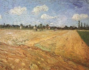 Oil still life Painting - Ploughed Field, 1888 by Vincent ，Van Gogh
