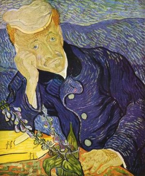 Oil portrait Painting - Portrait of Dr. Gachet,1890 by Vincent ，Van Gogh