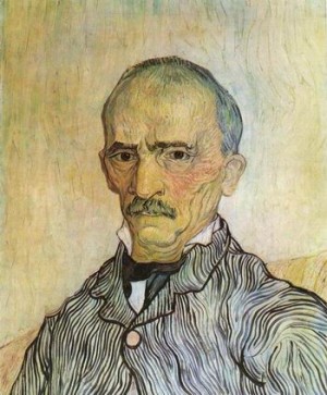 Oil portrait Painting - Portrait of Trabuc,1889 by Vincent ，Van Gogh