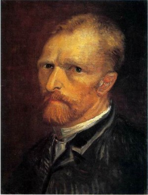 Oil portrait Painting - Self-Portrait,1886 by Vincent ，Van Gogh