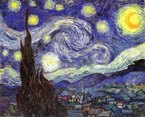 Oil still life Painting - The Starry Night by Vincent ，Van Gogh