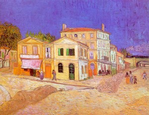 Oil Painting - The Yellow House, 1888 by Vincent ，Van Gogh