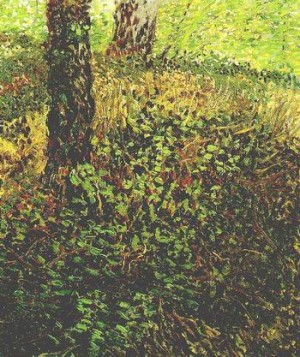 Oil still life Painting - Undergrowth,1887 by Vincent ，Van Gogh