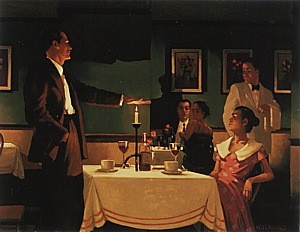 Oil Painting - A test of True Love by Jack Vettriano