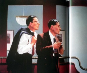 Oil Painting - Men in White Shirts by Jack Vettriano