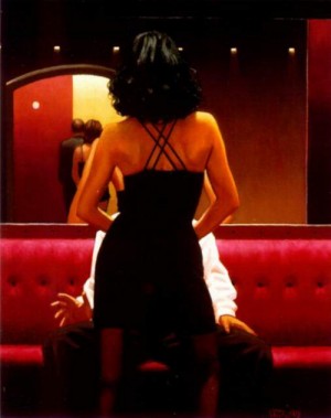 Oil Painting - Private Dancer by Jack Vettriano