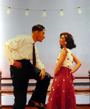 Oil Painting - The Big Tease by Jack Vettriano