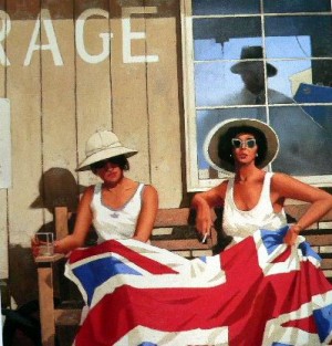Oil Painting - The British are Coming by Jack Vettriano