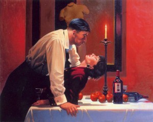 Oil Painting - The Party's Over by Jack Vettriano