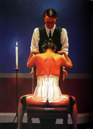 Oil Painting - The Perfectionist by Jack Vettriano