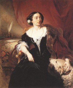 Oil Painting - Countess Nako 1855 by Amerling,Friedrich von