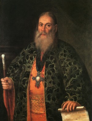 Oil Painting - Portrait of Father Fyodor Dubyansky, 1761 by Antropov, Aleksei