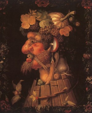 Oil Painting - Autumn, 1573 by Arcimboldo, Giuseppe