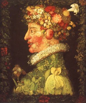 Oil spring Painting - Spring, 1563 by Arcimboldo, Giuseppe