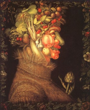 Oil Painting - Summer, 1573 by Arcimboldo, Giuseppe