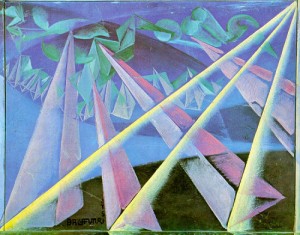 Oil Painting - Form-Spirit Transformation, 1918 by Balla, Giacomo