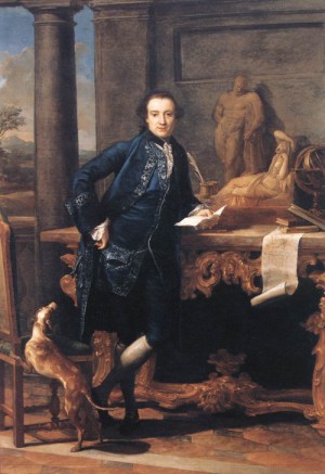 Oil batoni, pompeo Painting - Portrait of Charles Crowle 1761-62 by Batoni, Pompeo