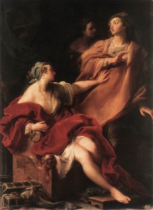 Oil batoni, pompeo Painting - Sensuality  1747 by Batoni, Pompeo
