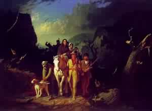 Daniel Boone Escorting Through the Cumberland Gap 1851-52 by Bingham, George Caleb