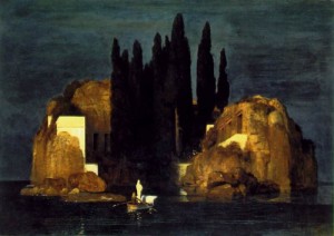 Oil Painting - The Isle of the Dead 1880 by Boecklin, Arnold