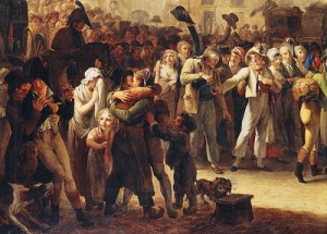 Oil Painting - The Conscripts of 1807 by Boilly, Louis Leopold