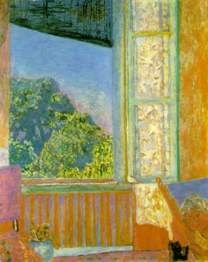 Oil Painting - The Open Window 1921 by Bonnard, Pierre