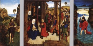 Oil Painting - The Pearl of Brabant  c. 1470 by Bouts, Dieric the Younger