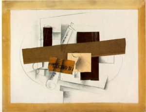 Oil Painting - Tenora  1913 by Braque, Georges