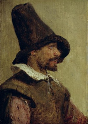 Oil Painting - Portrait of a Man by Brouwer, Adriaen