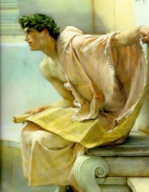  Photograph - A reading from Homer detail by Alma-Tadema, Sir Lawrence